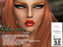 .:JUMO:. Riley Skin Cocoa - TMP Maitreya Belleza