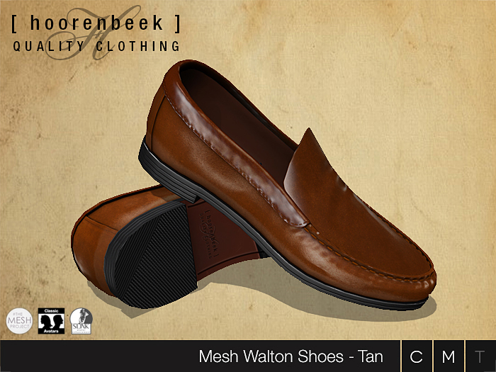 [ hoorenbeek ] Mesh Walton Shoes - Black