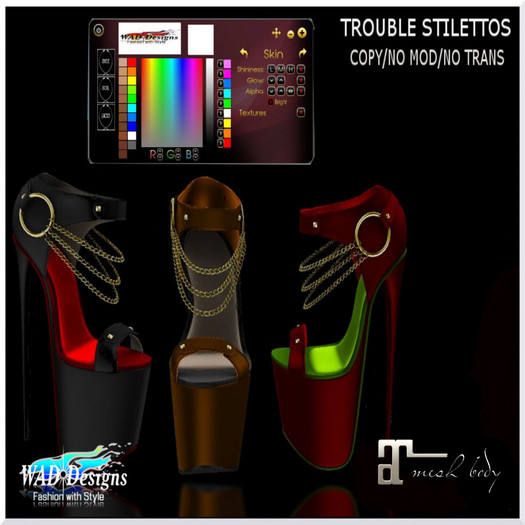 TROUBLE MAITREYA STILETTOS