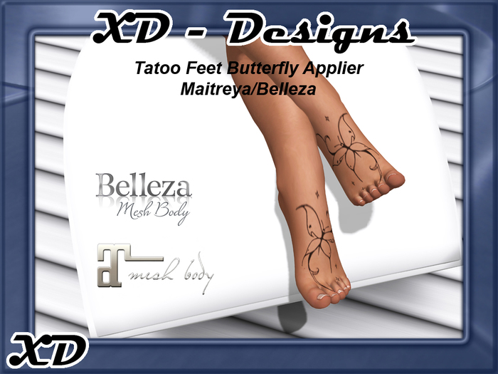 Tattoo Butterfly Feet Applier