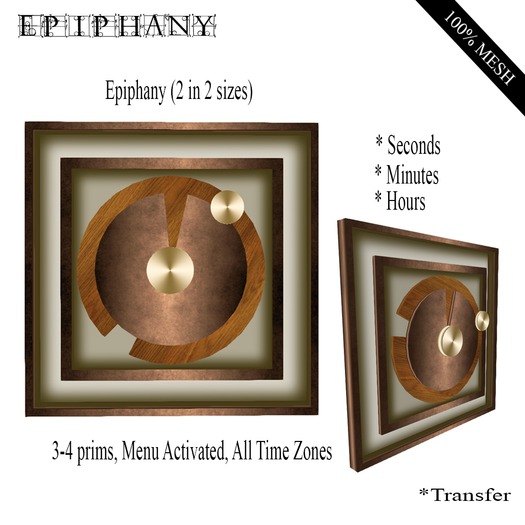 Clocks, 2-in-2 sizes - Epiphany (Mesh)