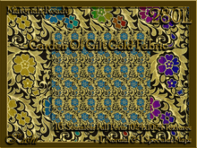 Garden of Gilt Gold Fabric Seamless Textures Materials Ready Full Perms 1024x1024