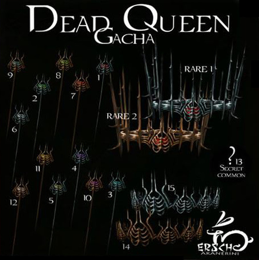 2.ERSCH - Dead Queen Pin Heart B/G