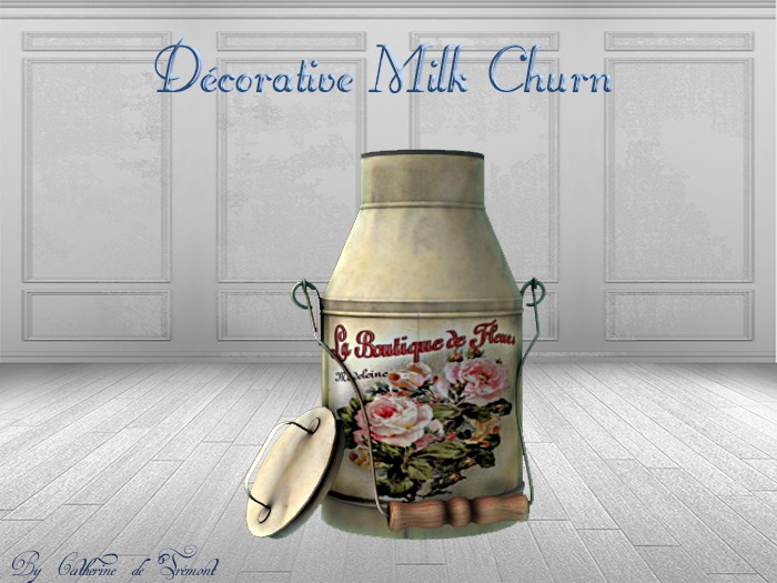*CdT* pot a lait decoratif