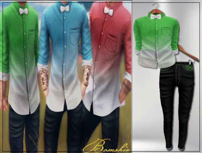 <*>B<*> Boaz Mens Green Outfit
