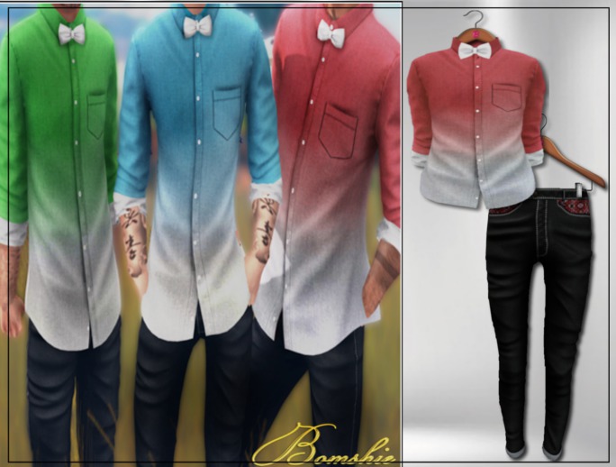 <*>B<*> Boaz Mens Red Outfit