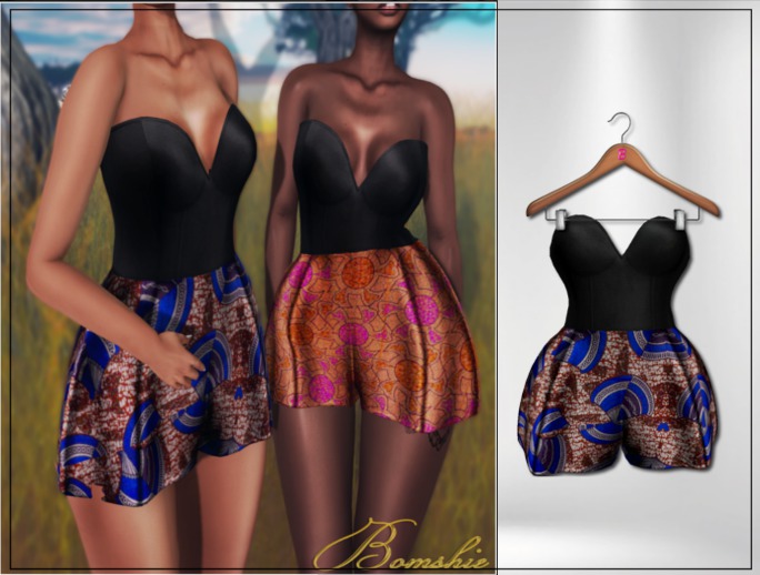 <*>B<*>Basanti Blue Strapless Mesh Romper