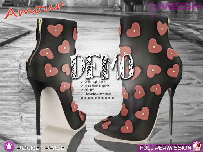 ::MA:: Regular AV & Slink High Booties "Amour" - DEMO