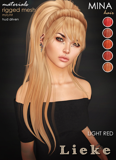 MINA - Lieke - Light red