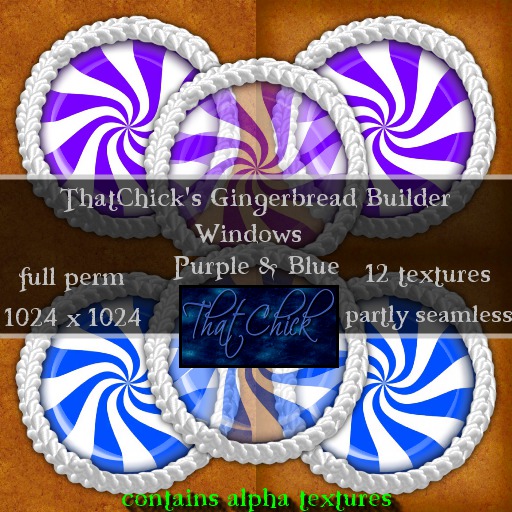 ~tc~ Gingerbread Builder Window A RedPink