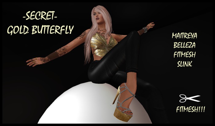 SECRET -GOLD BUTTERFLY-