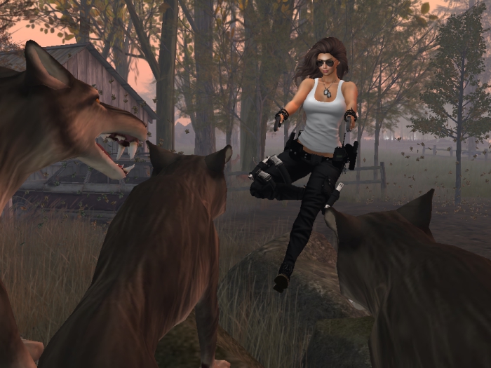 .::CDC Lara Croft killing wolf **UNPACK**