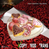 VALENTINE BUFFET Aphrodite Valentine donuts