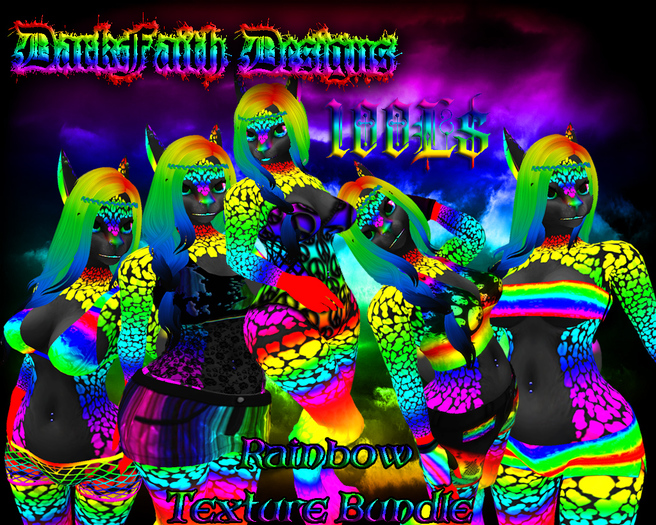 Female Solarian Rainbow Texture Bundle 