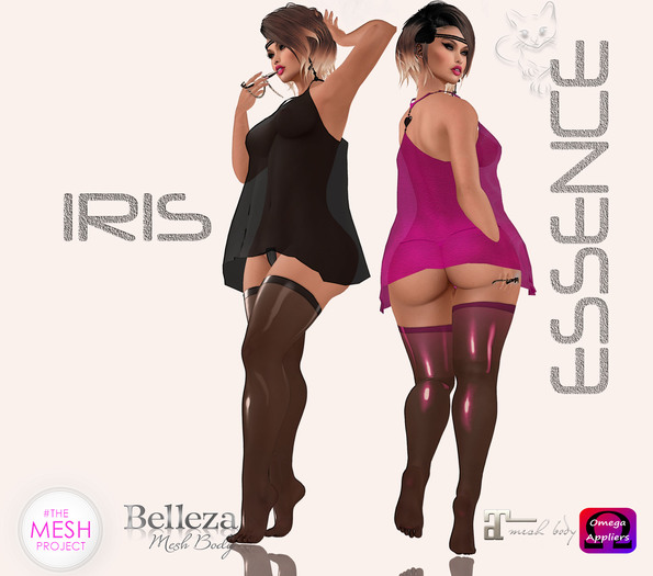 :ESSENCE: NIGHTIE PINK with STOKING