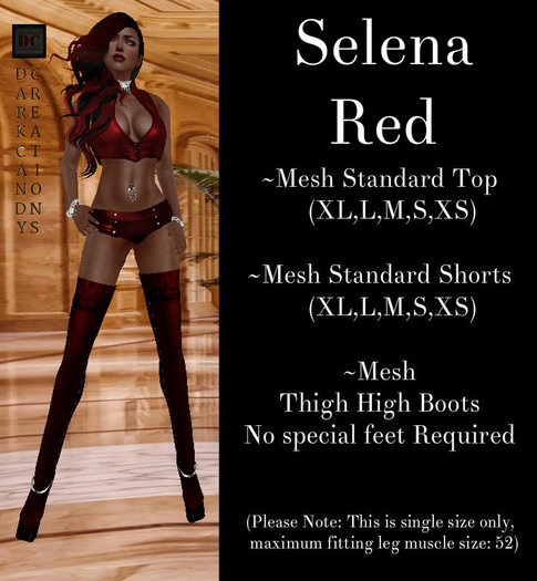 {DC}Selena Outfit Red