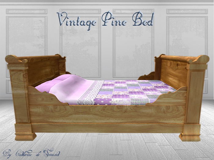 *CdT* Lit Bateau en Pin