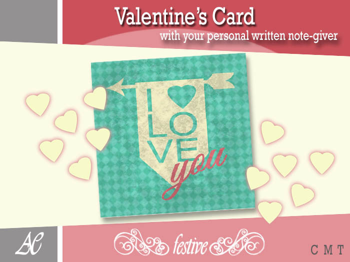 *AE* Festive Happy Valentine's day Green
