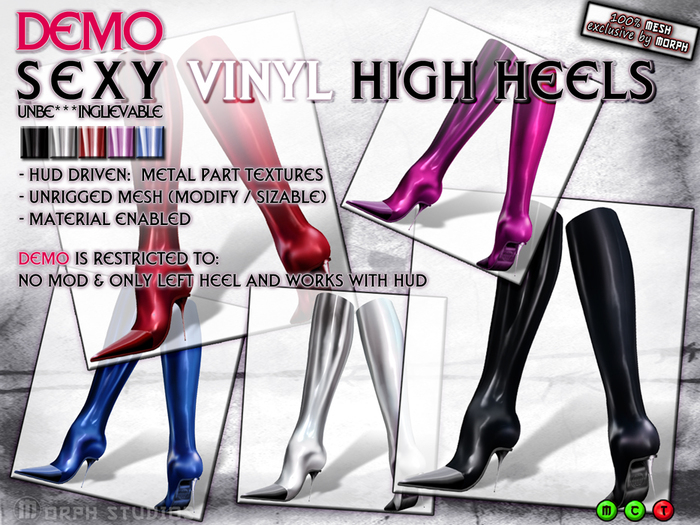 0o Morph DEMO - Sexy Vinyl Heels