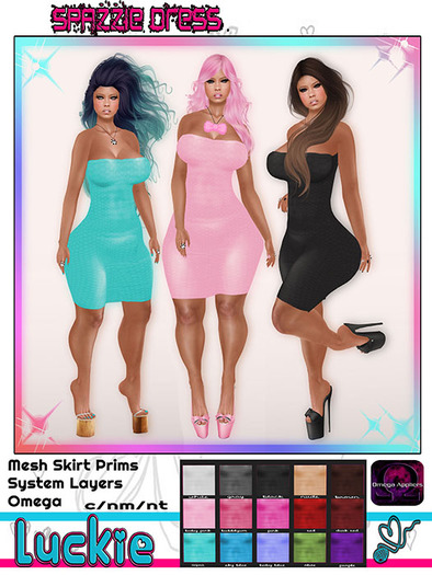 -Luckie- Spazzie Dress [Purple]