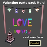 Valentine party pack Multi