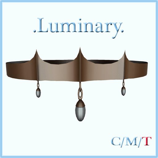 .Luminary. Peachy Circlet - Bronze
