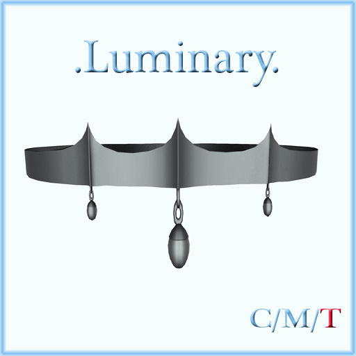 .Luminary. Peachy Circlet - Silver