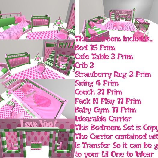 Strawberry Bedroom Cafe