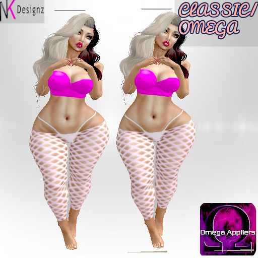 WK PINK TIGHTS/THONG OMEGA APPLIER