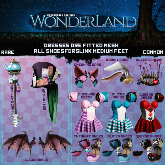 RO - Wonderland - Queens Shoes box - COMMON