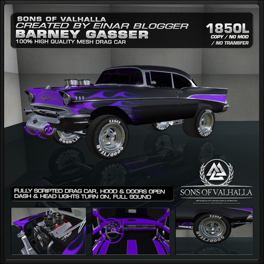 Barney Gasser Drag Car boxed