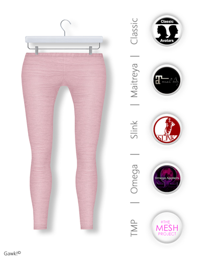 GAWK! Rose Cotton Leggings | BoM & Appliers for Maitreya, Slink Physique, TMP & Omega System