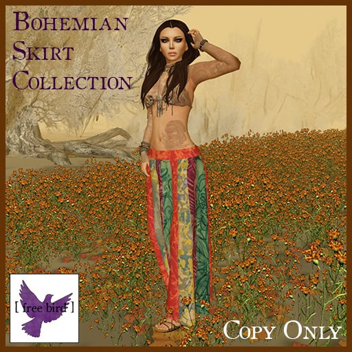 [ free bird ] Bohemian Skirt v1 (bagged)