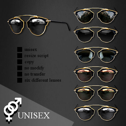 SUNGLASSES SRL GOLD/BLACK     -RYCA-