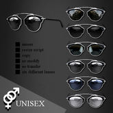SUNGLASSES SRL SILVER/BLACK     -RYCA-