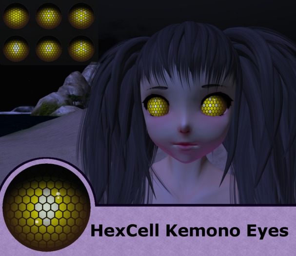 [KS]HexCellKemonoEyesYELLOW