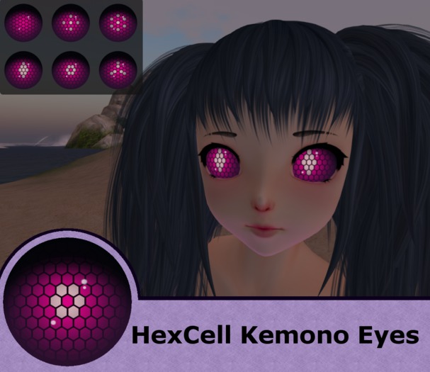 [KS]HexCellKemonoEyesPINK