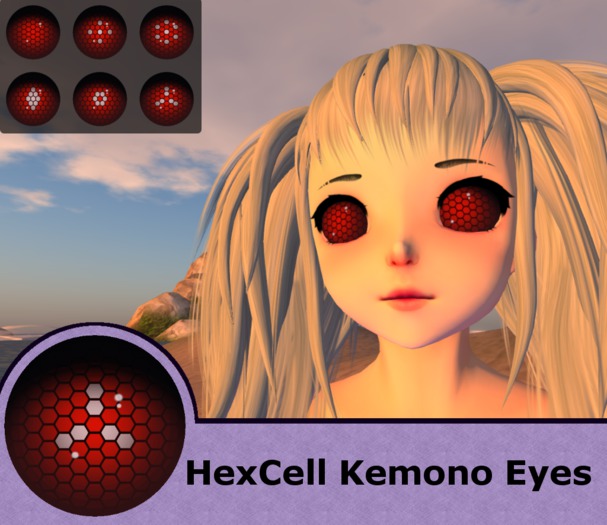 [KS]HexCellKemonoEyesRED