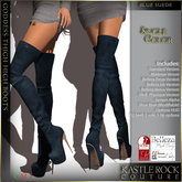 :KR: Goddess Thigh Boots - Blue