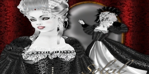 RFyre Soleil Black: Womens, 17th Century Gown, Historical  TagFantasy