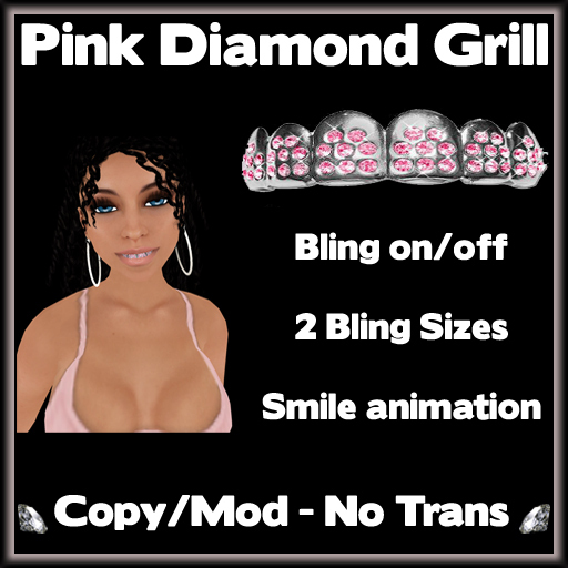 *ICED* Pink Diamond Grill 