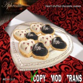 VALENTINE BUFFET Aphrodite stuffed chocolate cookies