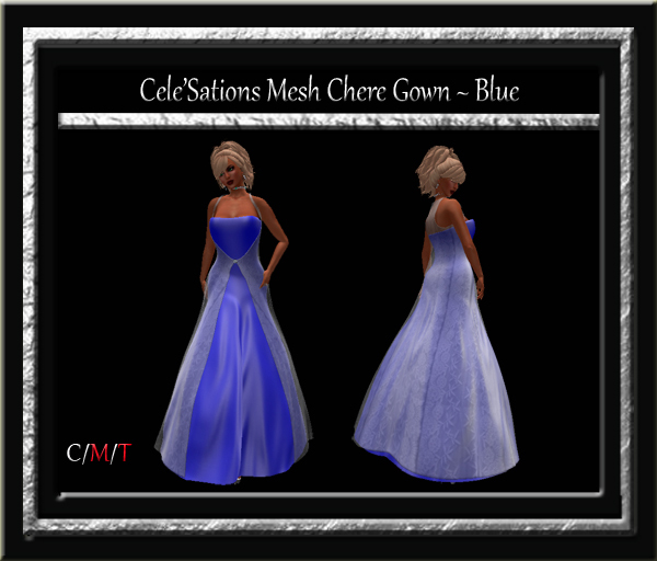 Cele'Sations Chere Mesh Gown ~ 