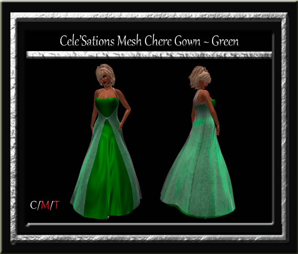 Cele'Sations Chere Mesh Gown ~ 