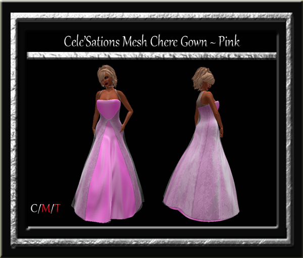 Cele'Sations Chere Mesh Gown ~ 