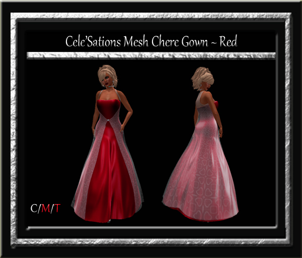 Cele'Sations Chere Mesh Gown ~ 