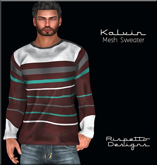 Rispetto Designs - Kalvin MESH Sweater - Cafe