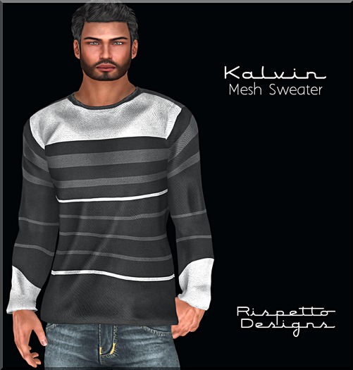 Rispetto Designs - Kalvin MESH Sweater - Grey