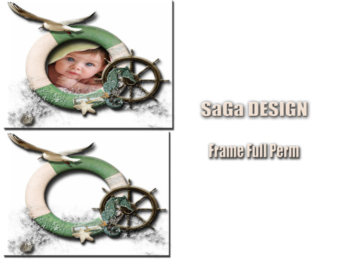 SaGa Design Frame Full Perm