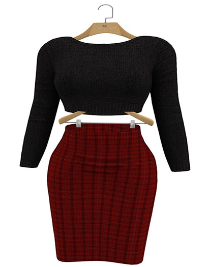 {BLB} Tamed Sweater Set-Caramel (wear)